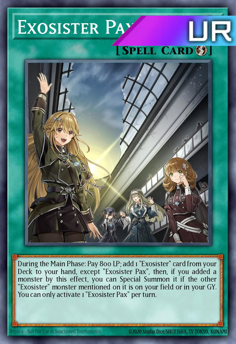 Exosister Pax - RA02-EN066 - 1st Edition - Ultra Rare