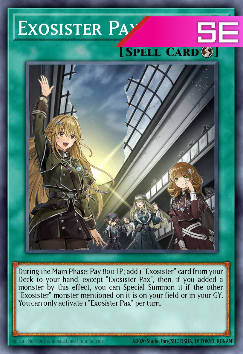 Exosister Pax - RA02-EN066 - 1st Edition - Secret Rare