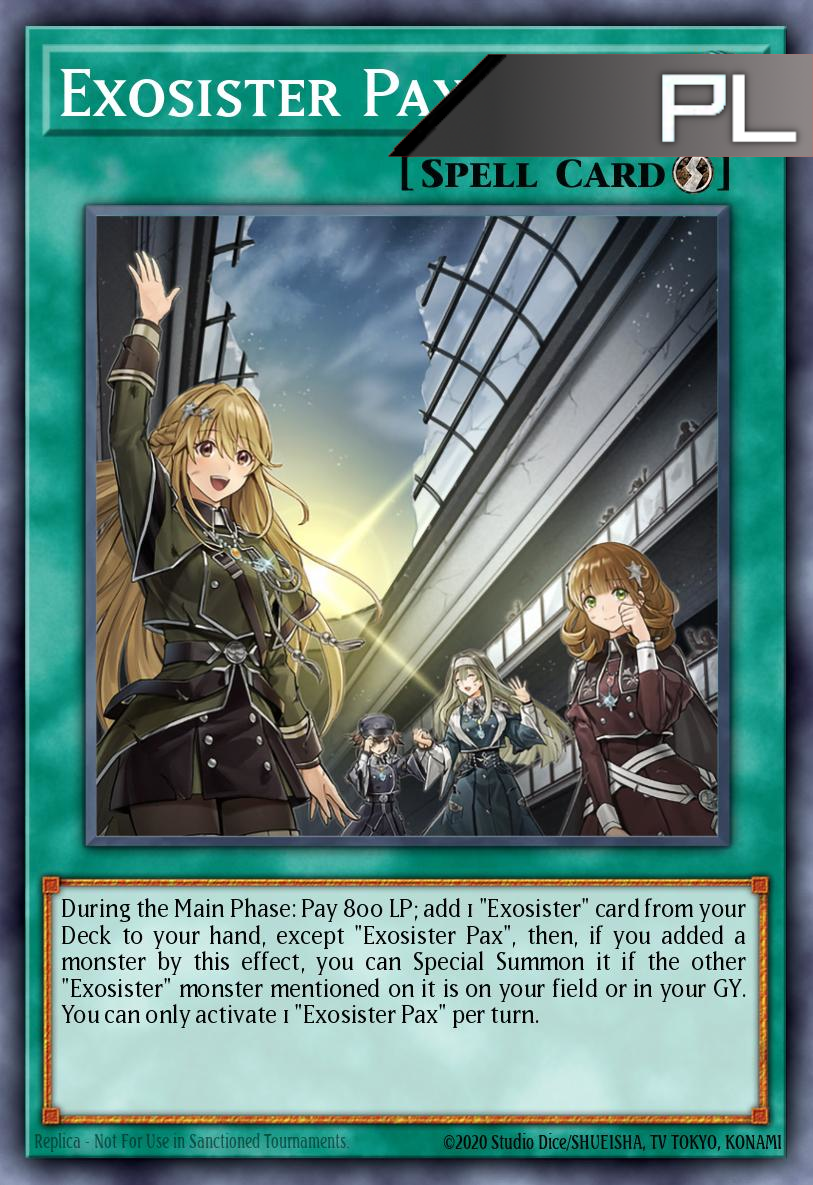 Exosister Pax - RA02-EN066 - 1st Edition - Platinum Secret Rare