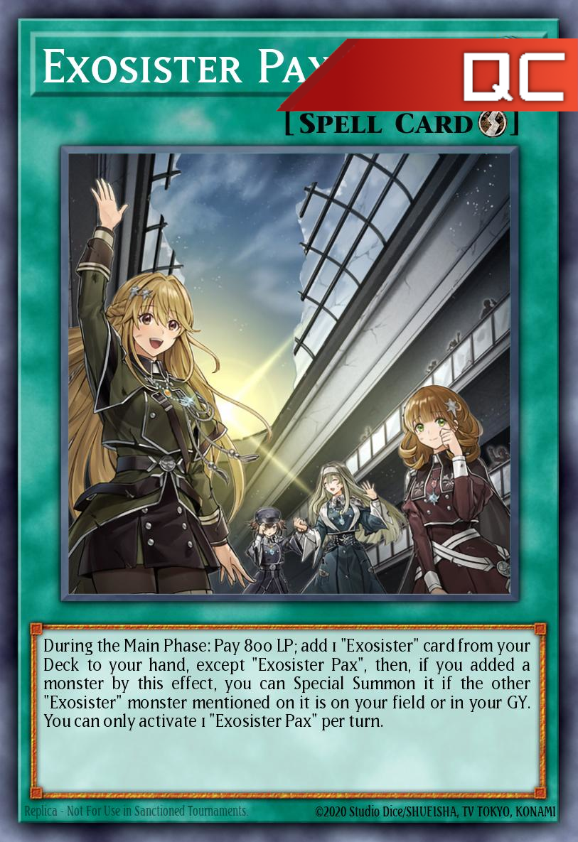 Exosister Pax - RA02-EN066 - 1st Edition - Quarter Century Secret Rare