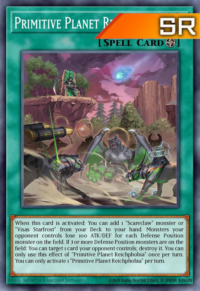 Primitive Planet Reichphobia - RA02-EN067 - 1st Edition - Super Rare