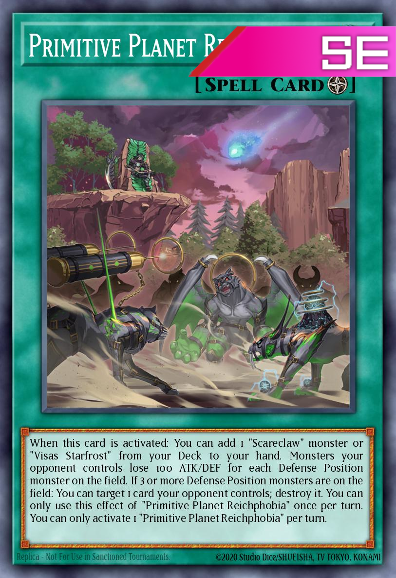 Primitive Planet Reichphobia - RA02-EN067 - 1st Edition - Secret Rare