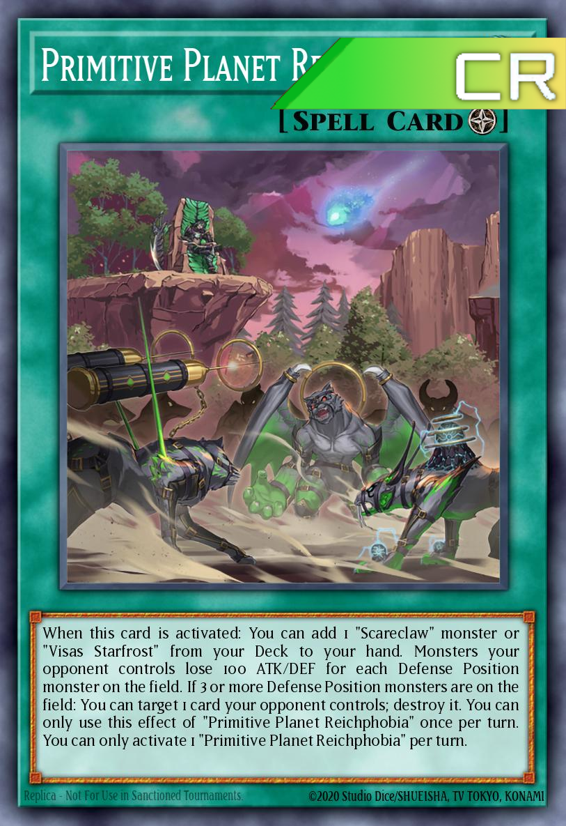 Primitive Planet Reichphobia - RA02-EN067 - 1st Edition - Collector's Rare