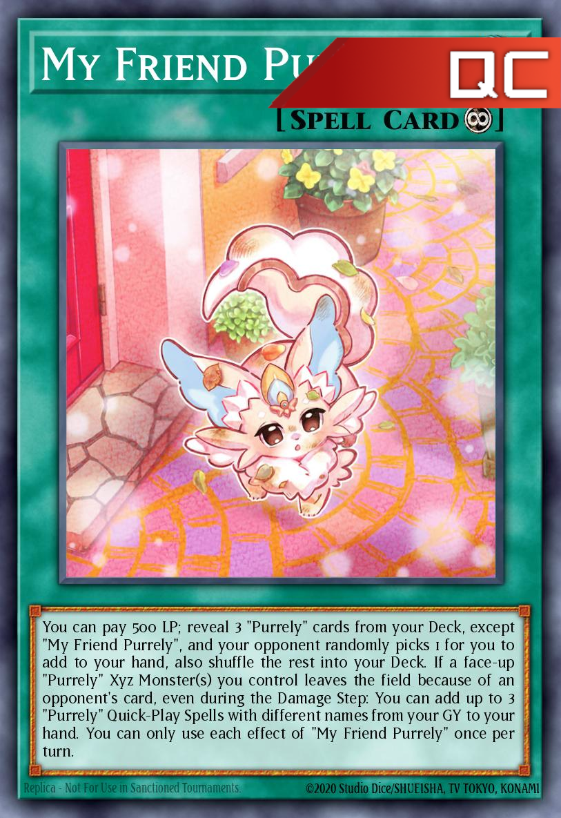 My Friend Purrely - RA02-EN071 - 1st Edition - Quarter Century Secret Rare