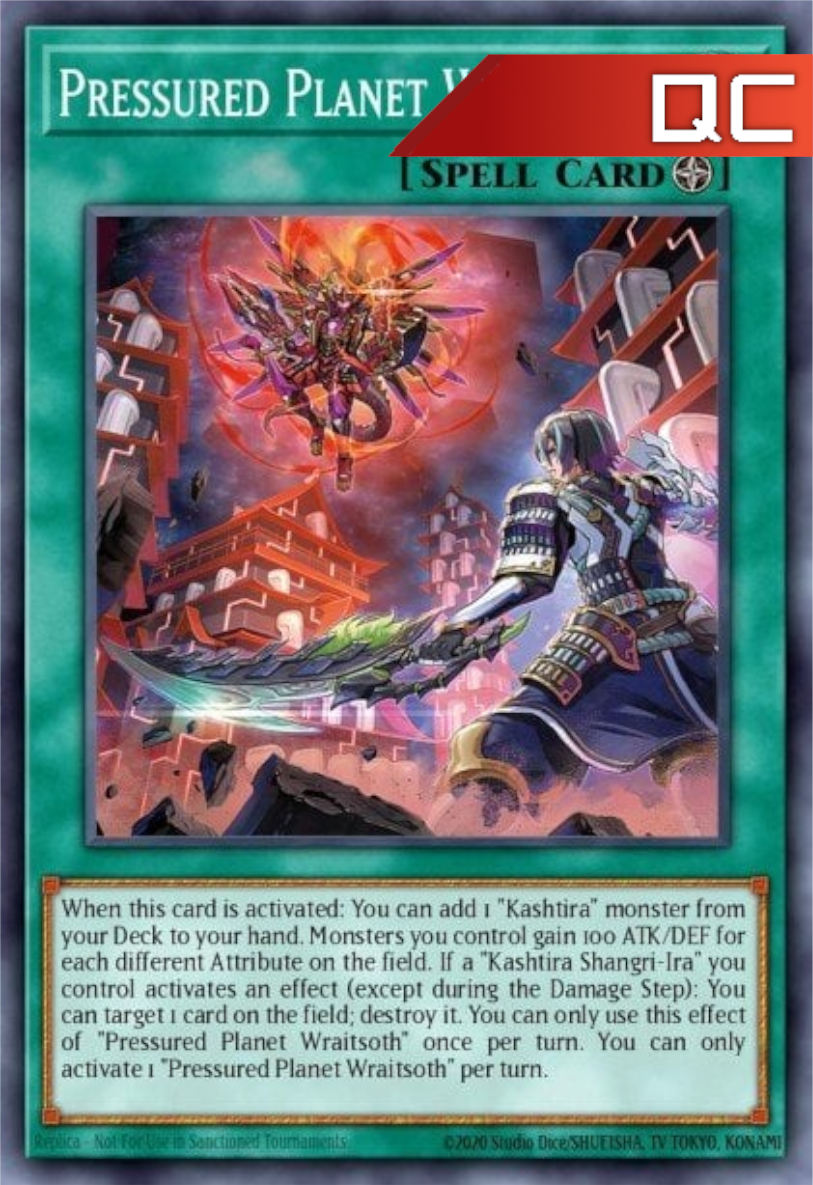 Pressured Planet Wraitsoth - RA02-EN073 - 1st Edition - Quarter Century Secret Rare