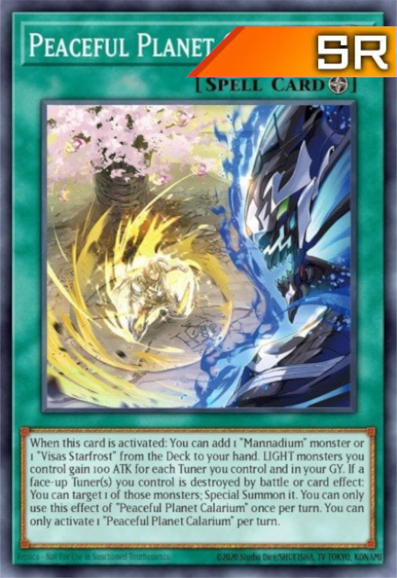 Peaceful Planet Calarium - RA02-EN074 - 1st Edition - Super Rare