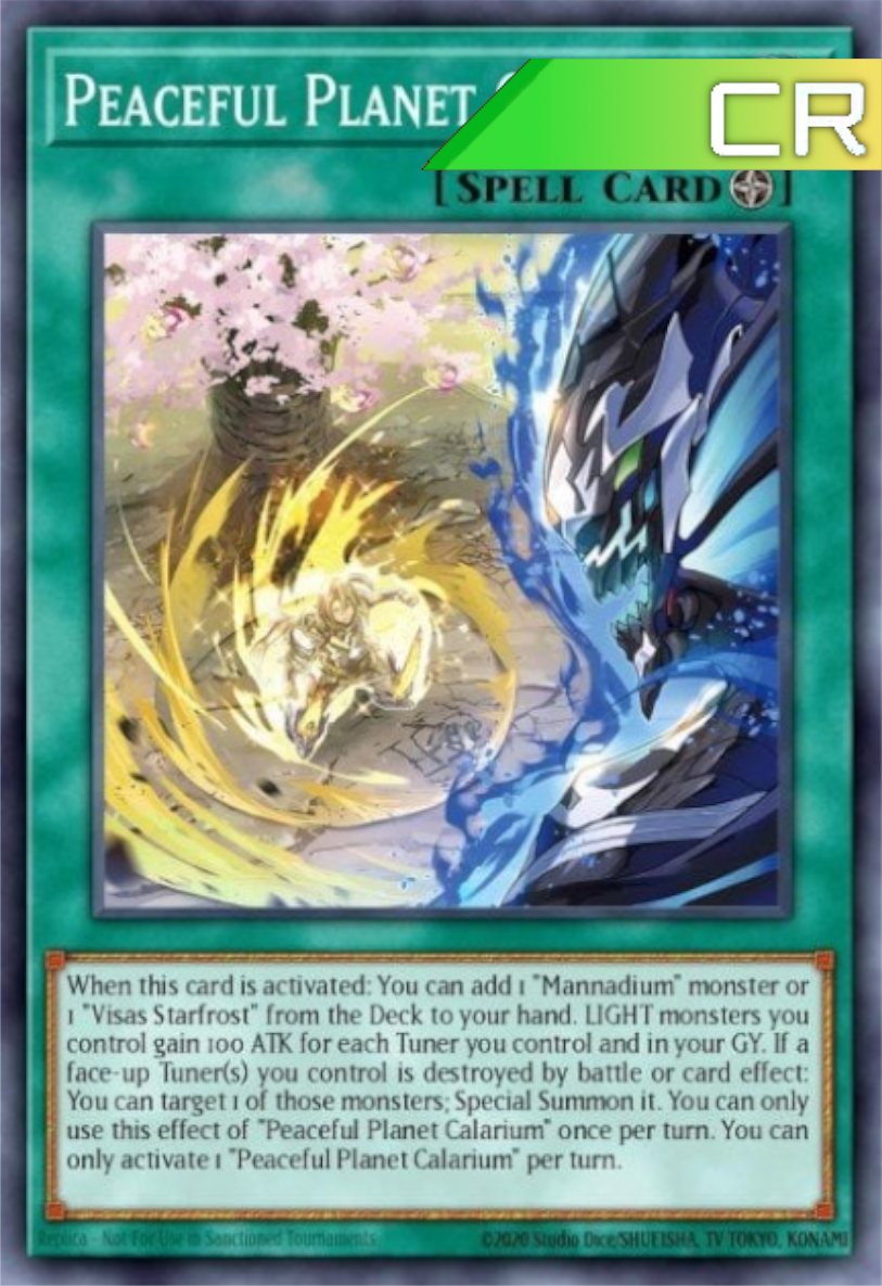 Peaceful Planet Calarium - RA02-EN074 - 1st Edition - Collector's Rare