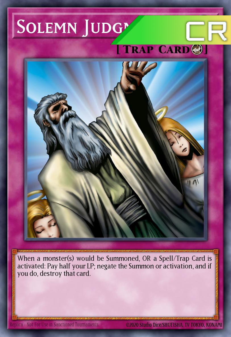 Solemn Judgment - RA02-EN075 - 1st Edition - Collector's Rare