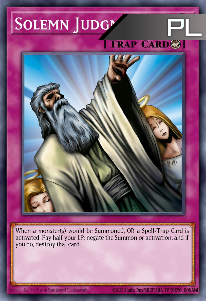 Solemn Judgment - RA02-EN075 - 1st Edition - Platinum Secret Rare