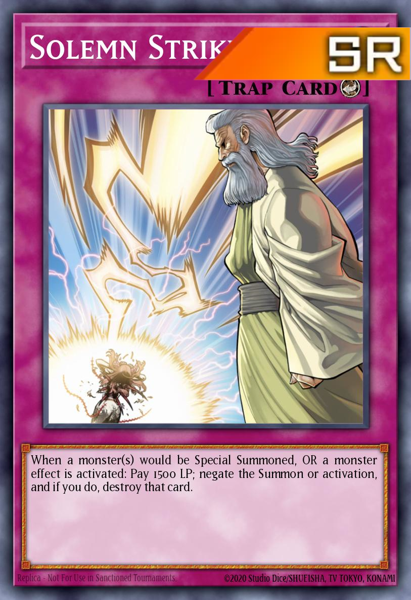 Solemn Strike - RA02-EN079 - 1st Edition - Super Rare