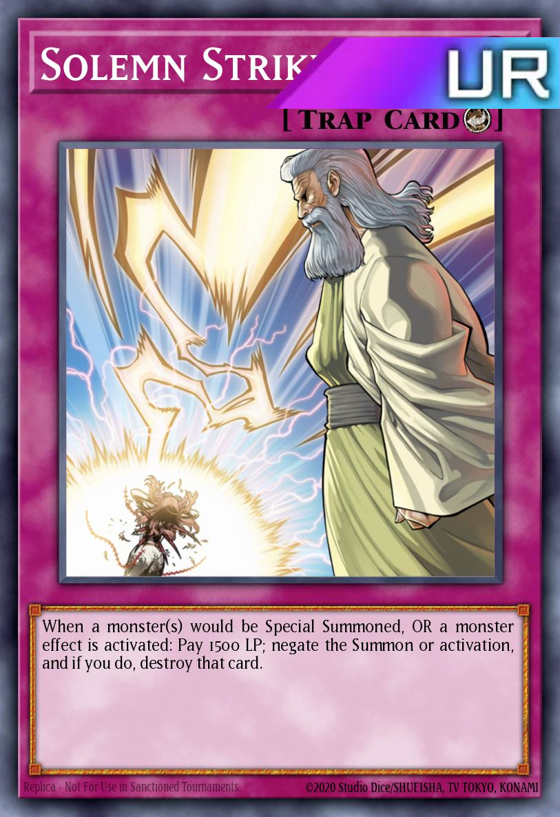 Solemn Strike - RA02-EN079 - 1st Edition - Ultra Rare