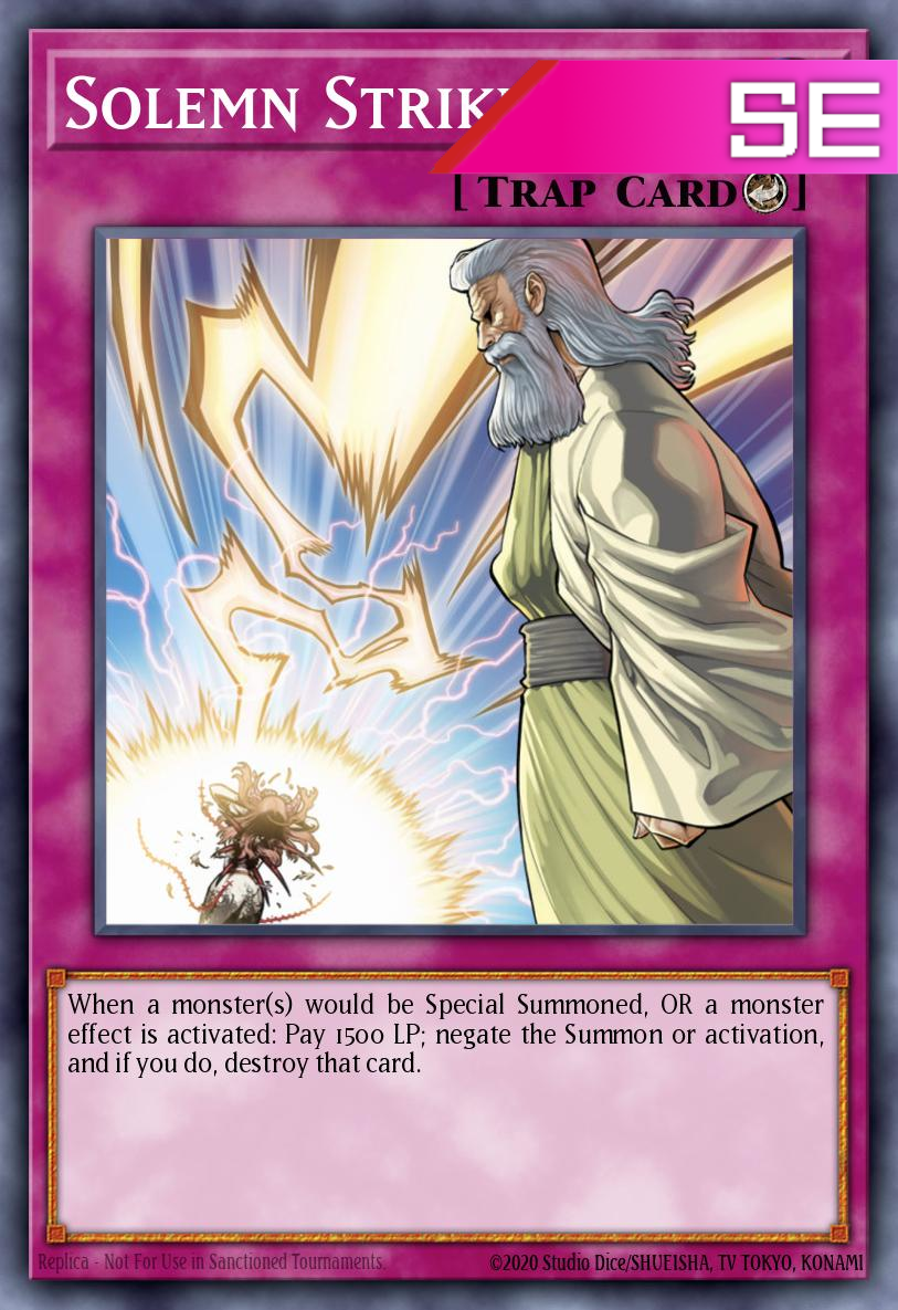 Solemn Strike - RA02-EN079 - 1st Edition - Secret Rare
