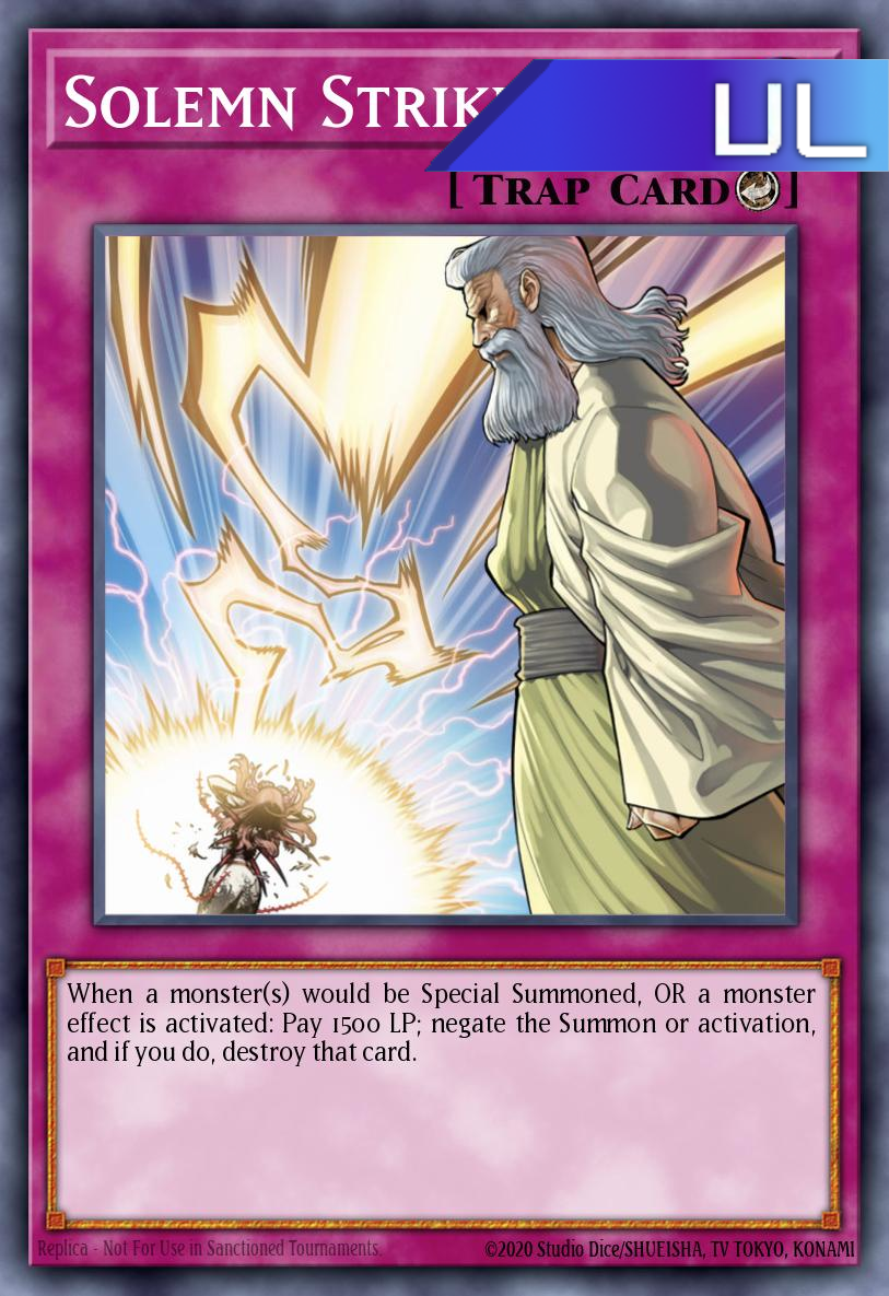 Solemn Strike - RA02-EN079 - 1st Edition - Ultimate Rare
