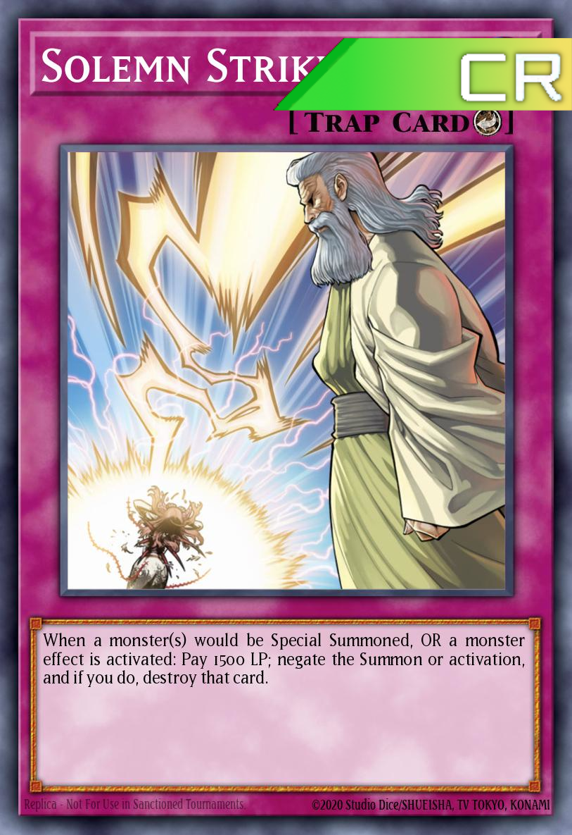 Solemn Strike - RA02-EN079 - 1st Edition - Collector's Rare