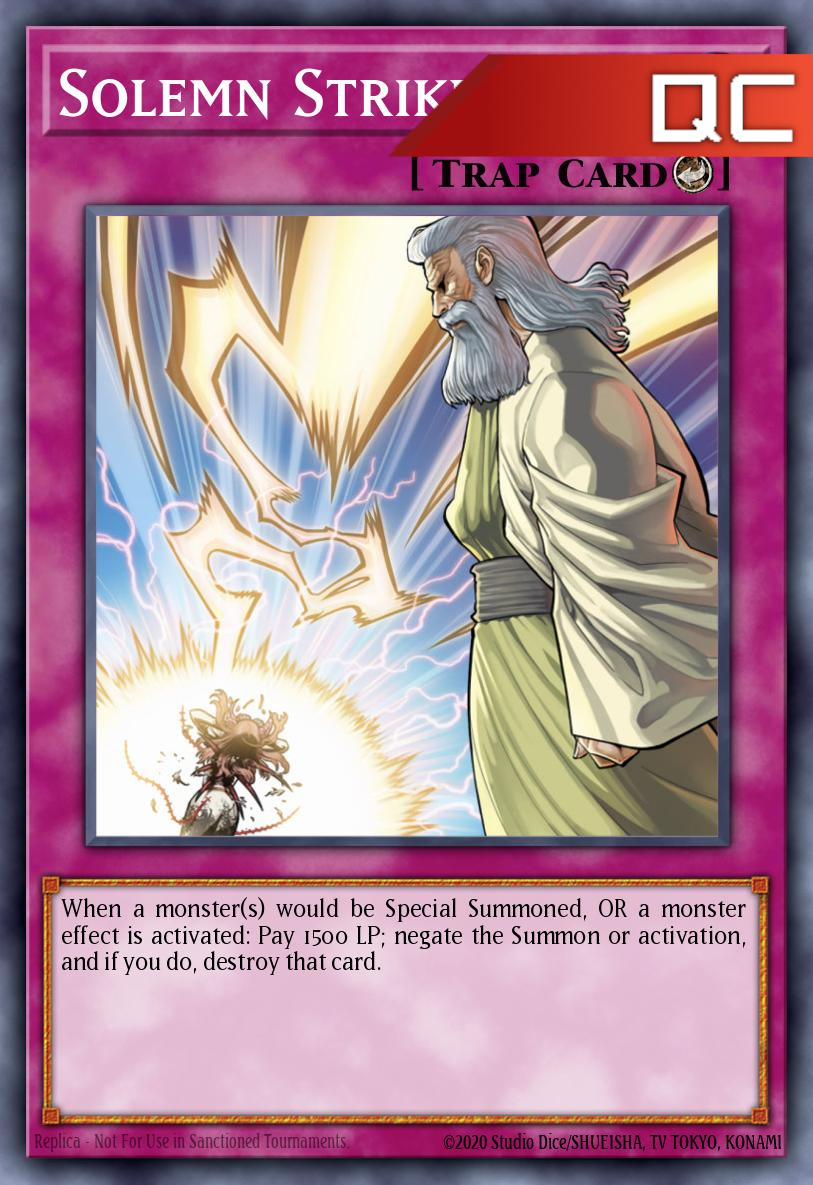 Solemn Strike - RA02-EN079 - 1st Edition - Quarter Century Secret Rare