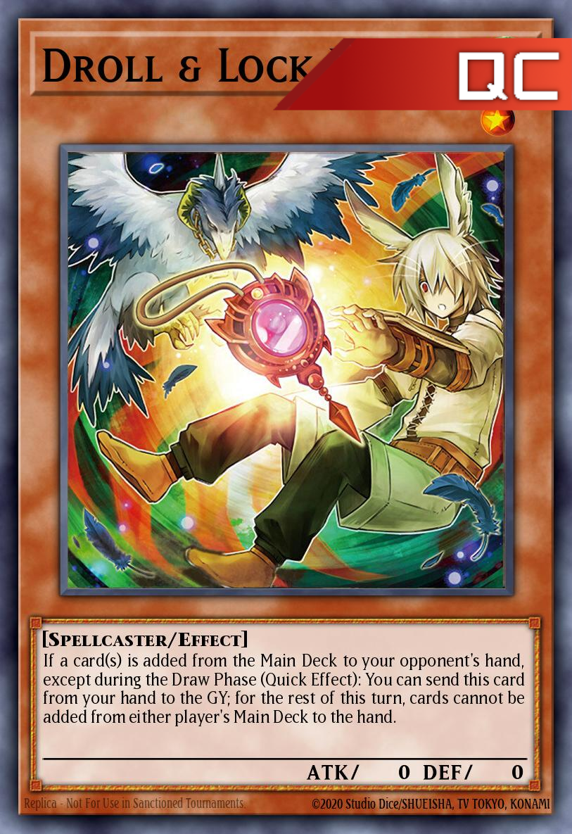 Droll & Lock Bird (alternate art) - RA02-EN006 - 1st Edition - Quarter Century Secret Rare
