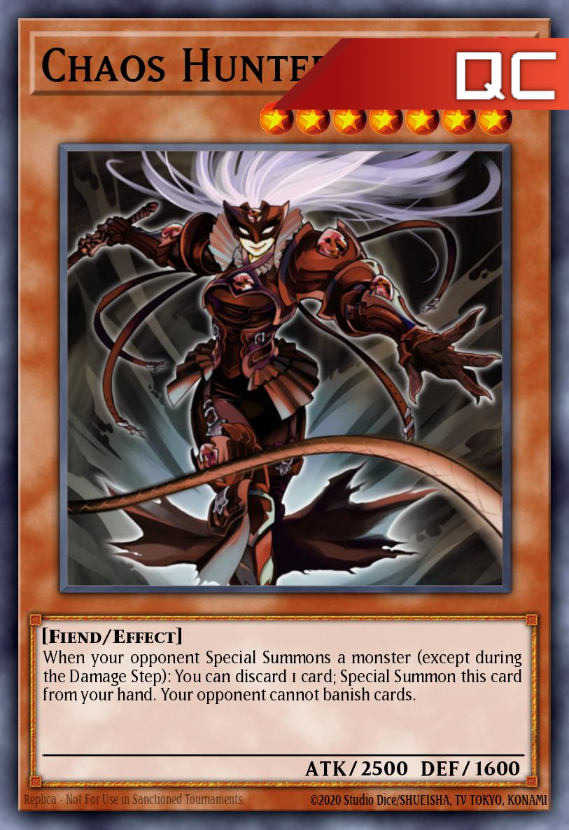 Chaos Hunter - RA02-EN007 - 1st Edition - Quarter Century Secret Rare