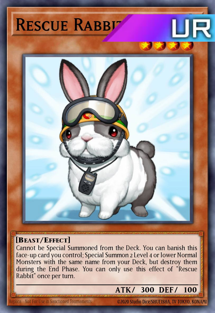 Rescue Rabbit - RA02-EN008 - 1st Edition - Ultra Rare