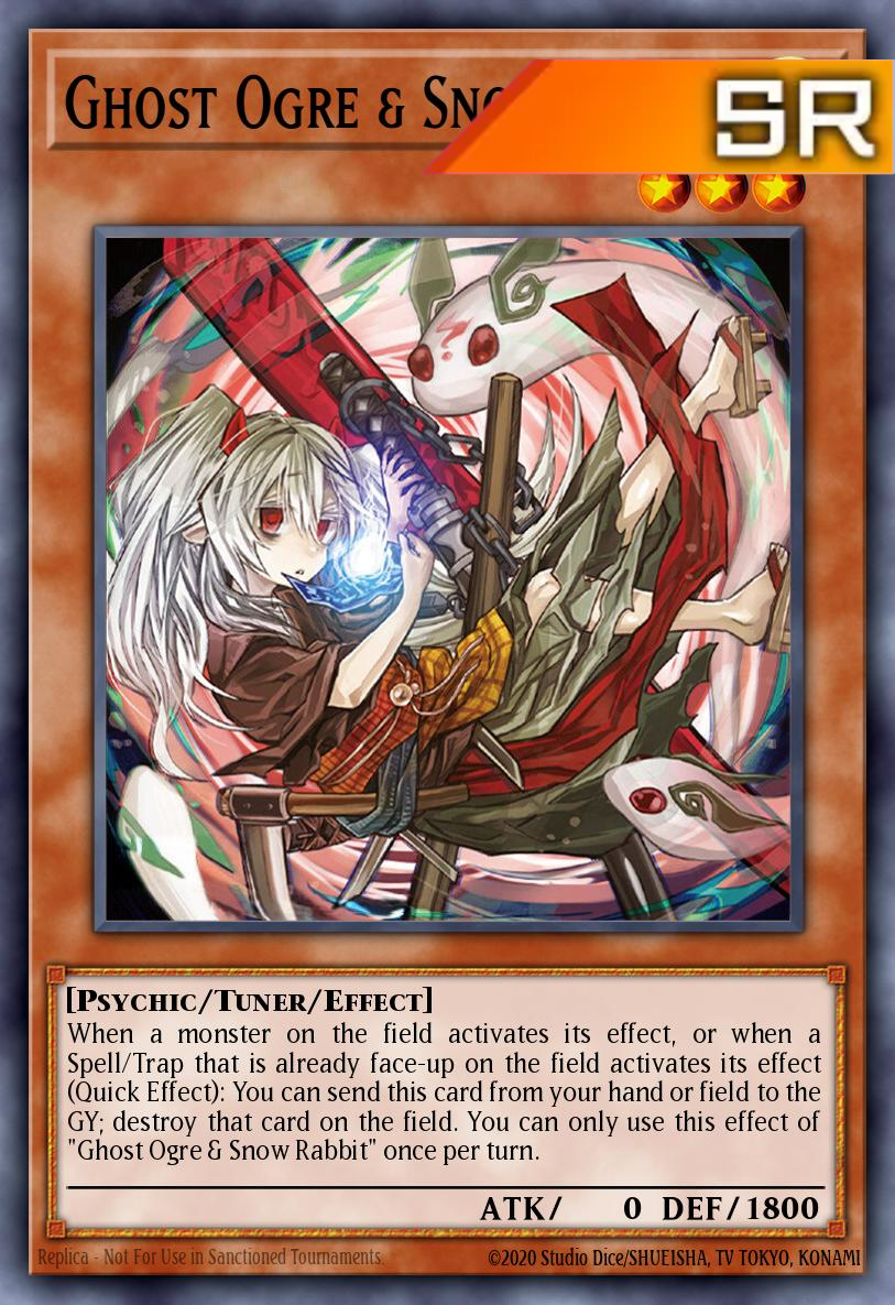 Ghost Ogre & Snow Rabbit (alternate art) - RA02-EN009 - 1st Edition - Super Rare