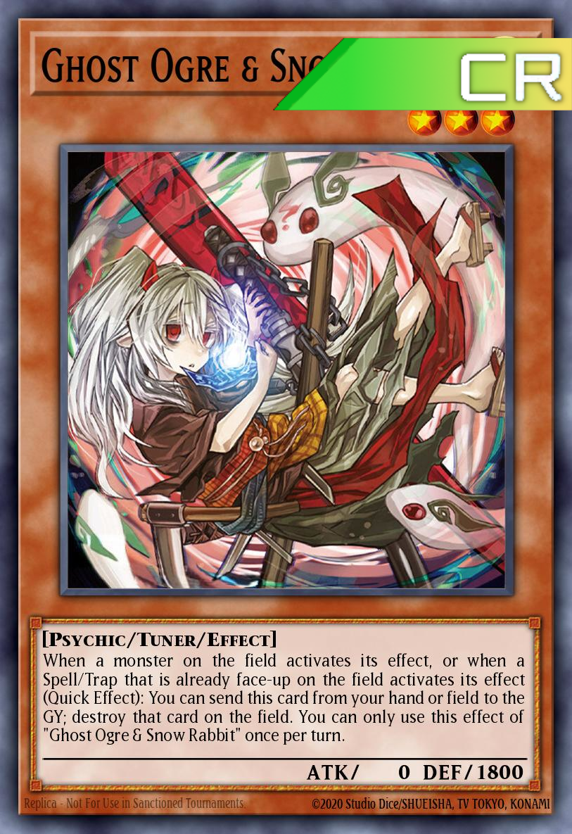 Ghost Ogre & Snow Rabbit (alternate art) - RA02-EN009 - 1st Edition - Collector's Rare