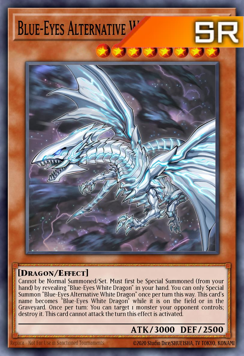 Blue-Eyes Alternative White Dragon - RA02-EN010 - 1st Edition - Super Rare