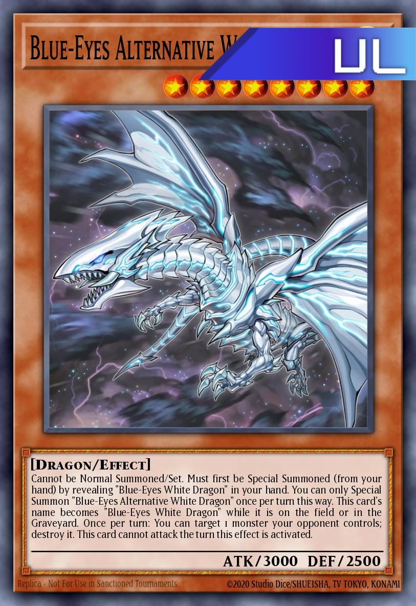 Blue-Eyes Alternative White Dragon - RA02-EN010 - 1st Edition - Ultimate Rare
