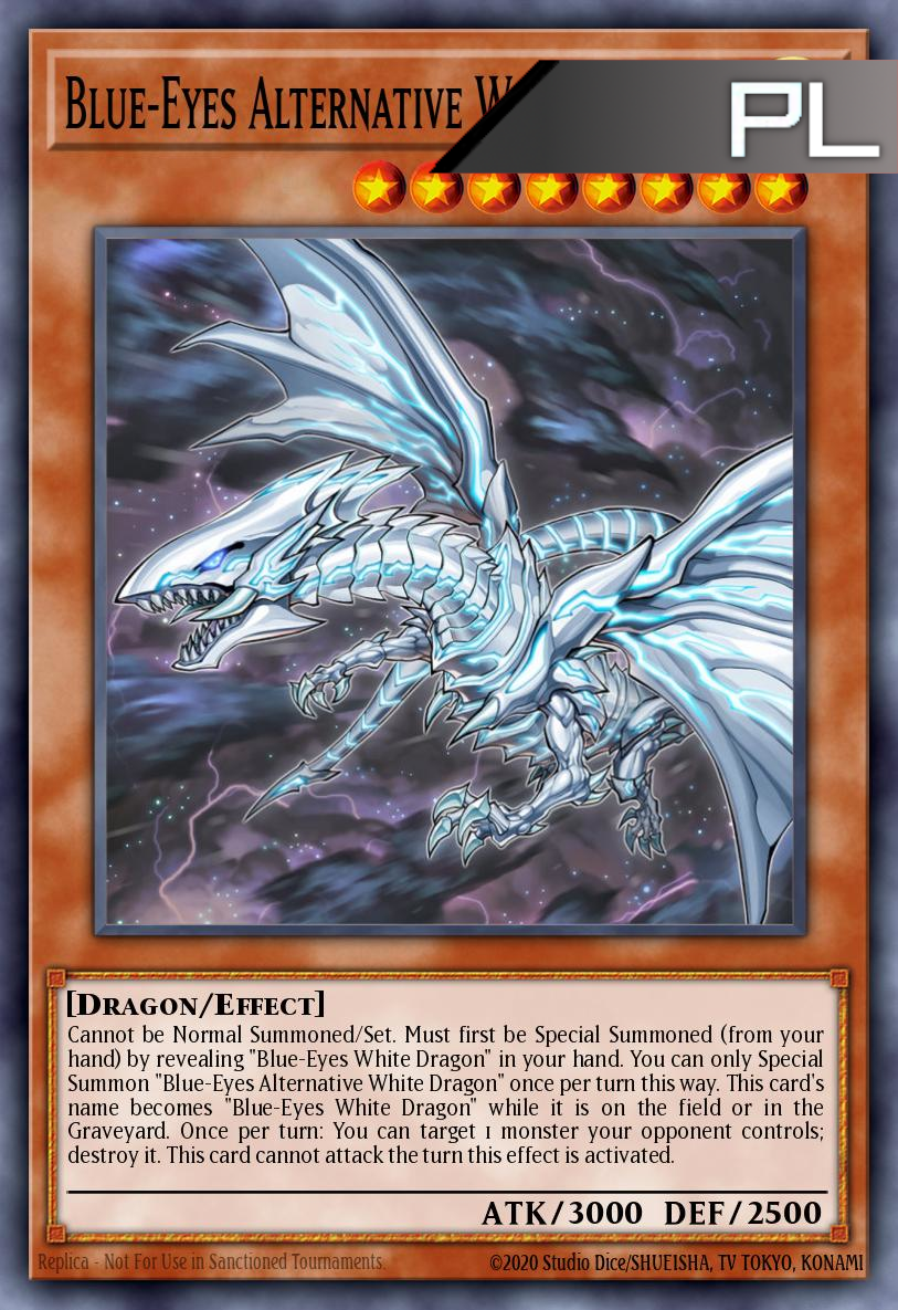 Blue-Eyes Alternative White Dragon - RA02-EN010 - 1st Edition - Platinum Secret Rare