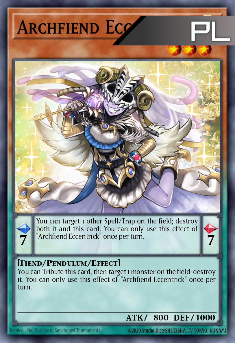Archfiend Eccentrick - RA04-EN017 - 1st Edition - Platinum Secret Rare