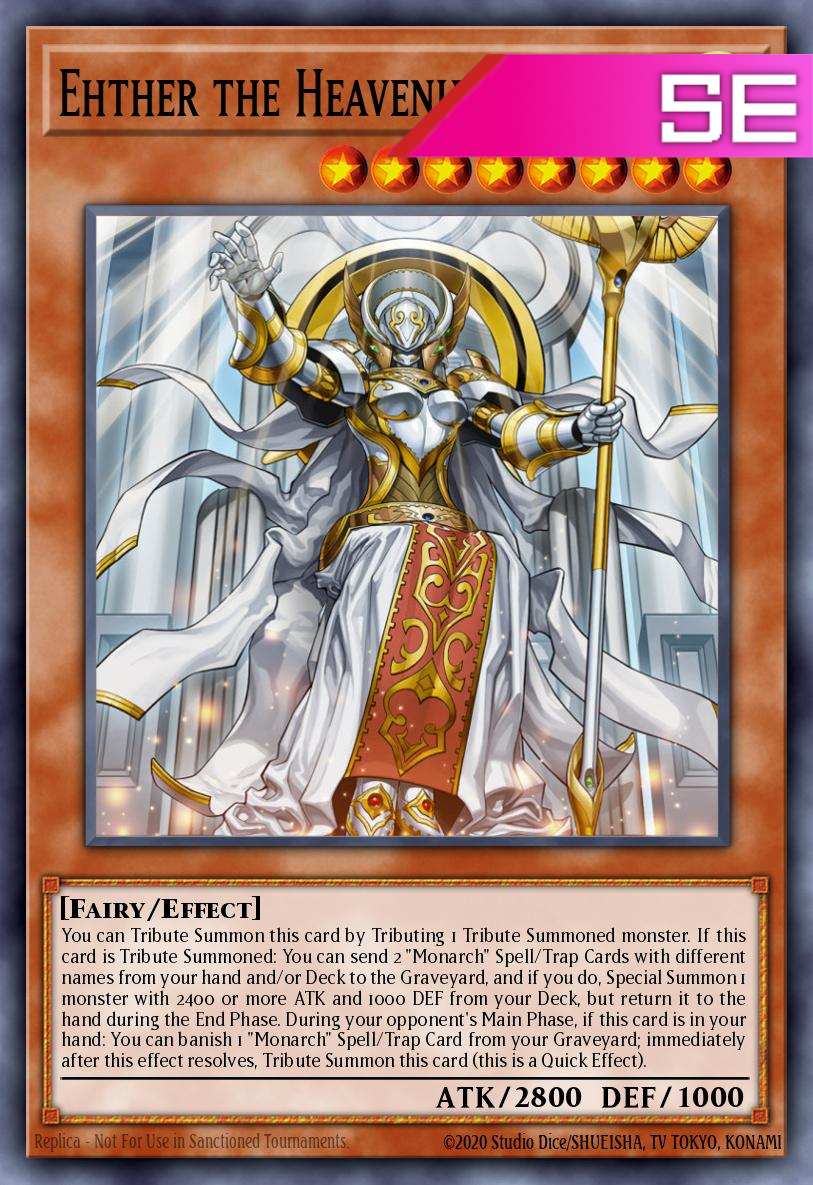 Ehther the Heavenly Monarch - RA04-EN018 - 1st Edition - Secret Rare