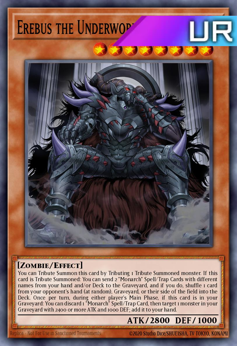 Erebus the Underworld Monarch - RA04-EN019 - 1st Edition - Ultra Rare