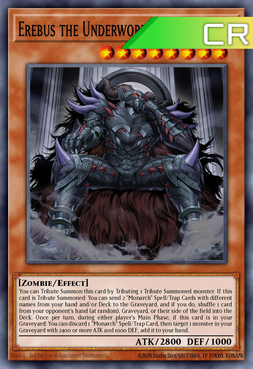 Erebus the Underworld Monarch - RA04-EN019 - 1st Edition - Collector's Rare