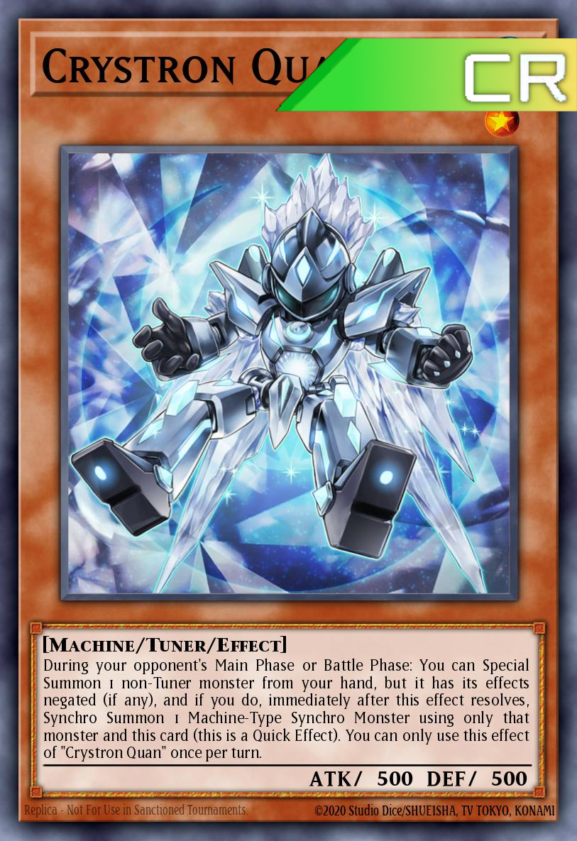 Crystron Quan - RA04-EN021 - 1st Edition - Collector's Rare