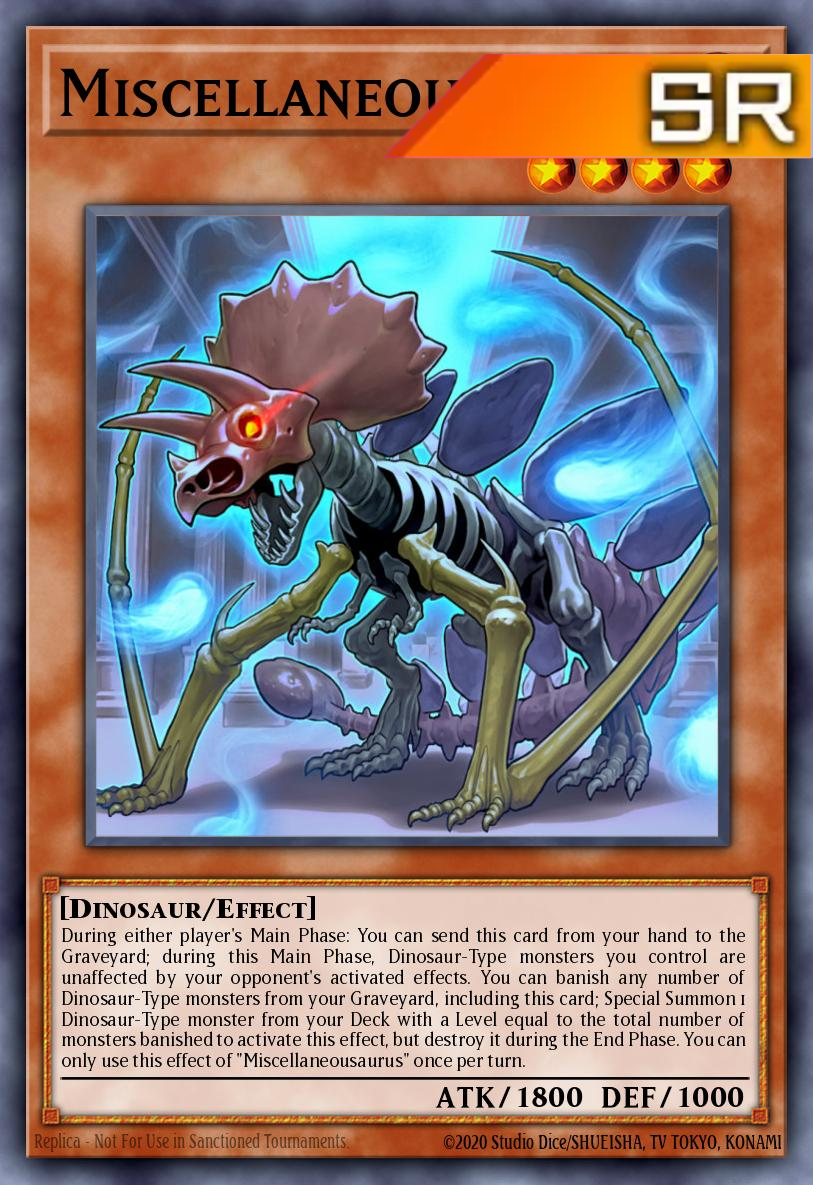 Miscellaneousaurus - RA04-EN022 - 1st Edition - Super Rare