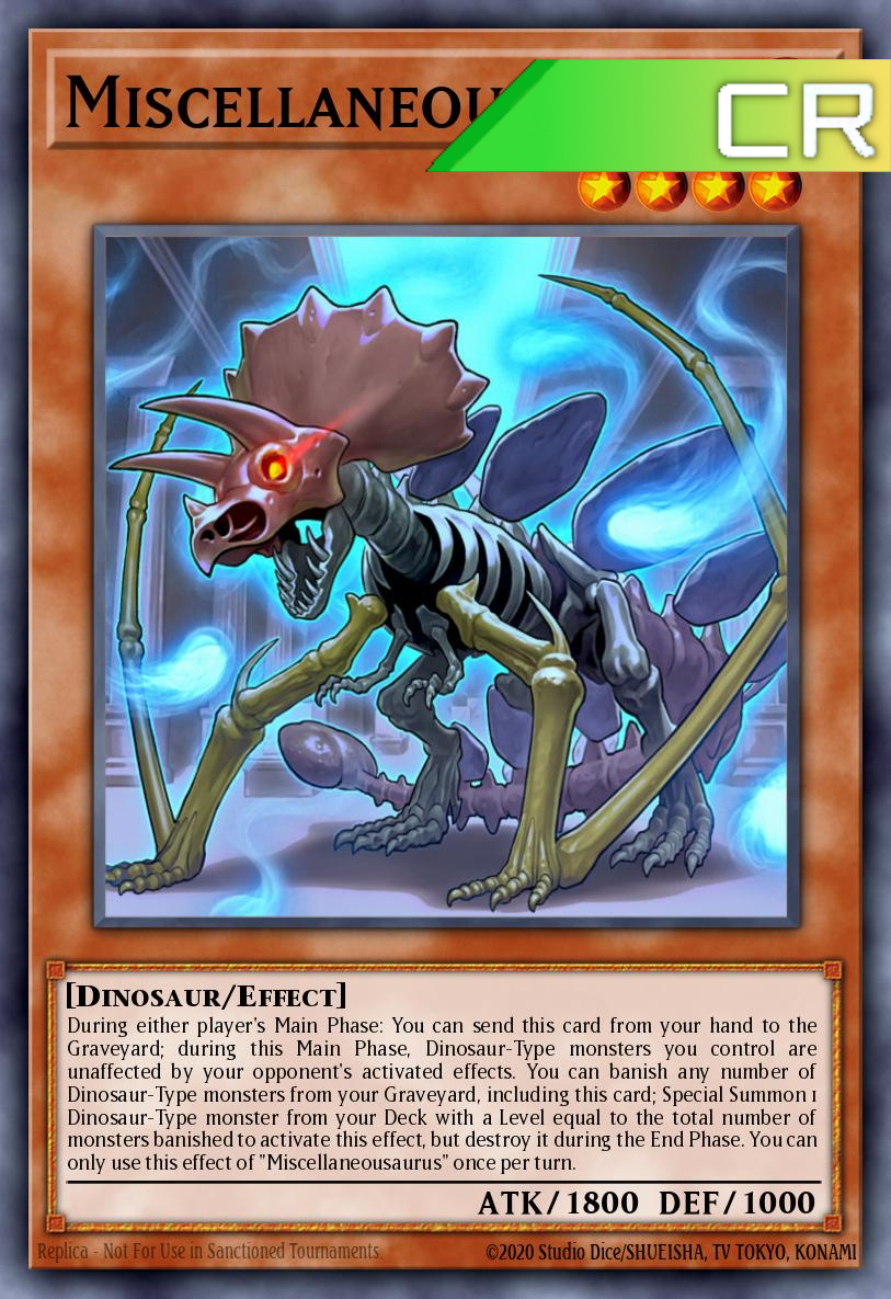 Miscellaneousaurus - RA04-EN022 - 1st Edition - Collector's Rare