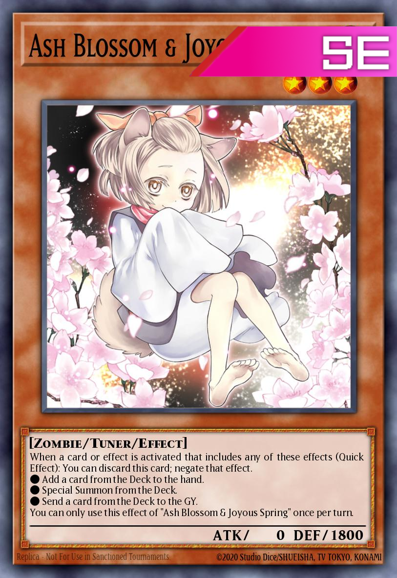 Ash Blossom & Joyous Springs (Alternate Art) - RA04-EN025 - 1st Edition - Secret Rare