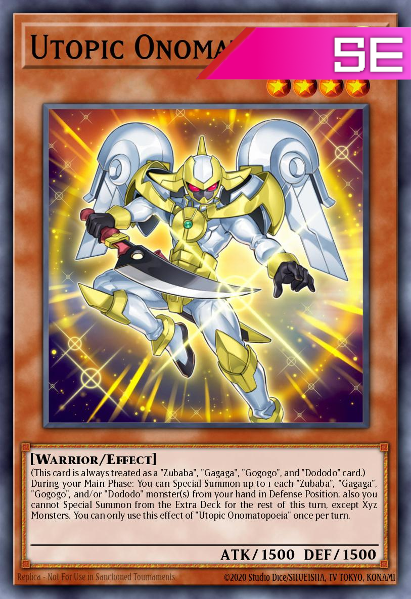Utopic Onomatopoeia - RA04-EN028 - 1st Edition - Secret Rare