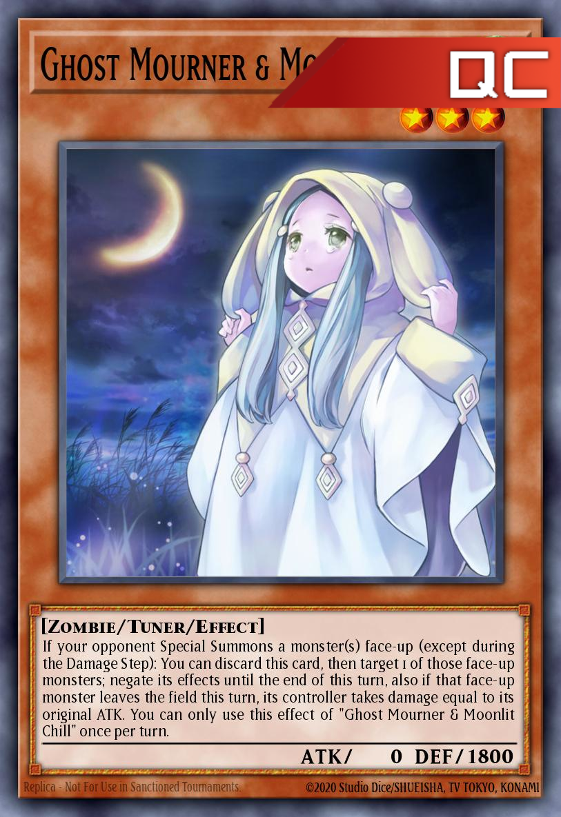 Ghost Mourner & Moonlit Chill (Original Artwork) - RA04-EN033 - 1st Edition - Quarter Century Secret Rare