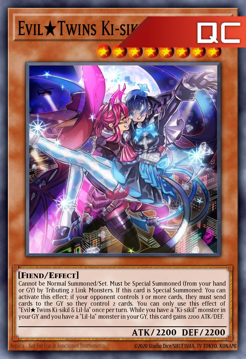 Evil?Twins Ki-sikil & Lil-la - RA04-EN037 - 1st Edition - Quarter Century Secret Rare