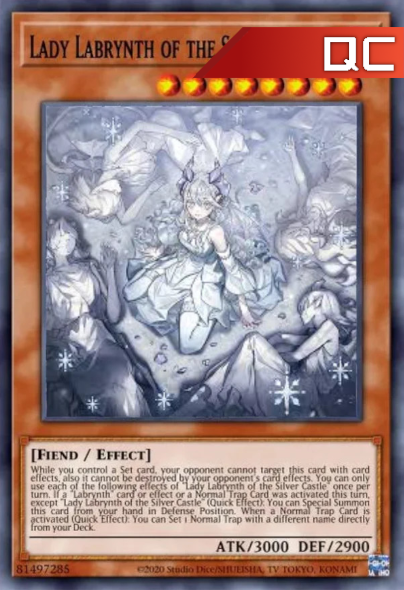 Lady Labrynth of the Silver Castle (Alternate Art) - RA04-EN042 - 1st Edition - Quarter Century Secret Rare