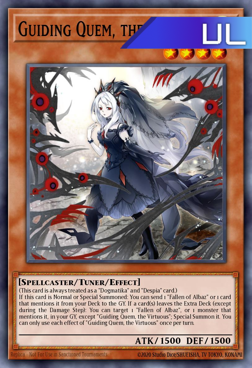 Guiding Quem, the Virtuous - RA04-EN043 - 1st Edition - Ultimate Rare