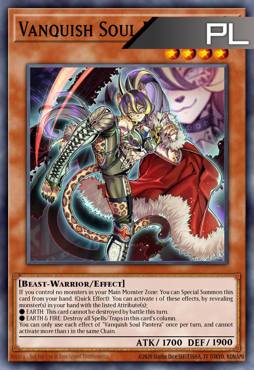 Vanquish Soul Pantera - RA04-EN044 - 1st Edition - Platinum Secret Rare