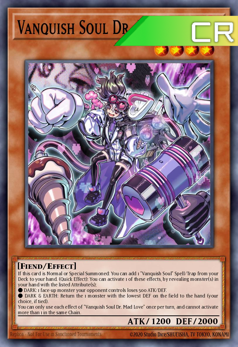 Vanquish Soul Dr. Mad Love - RA04-EN045 - 1st Edition - Collector's Rare