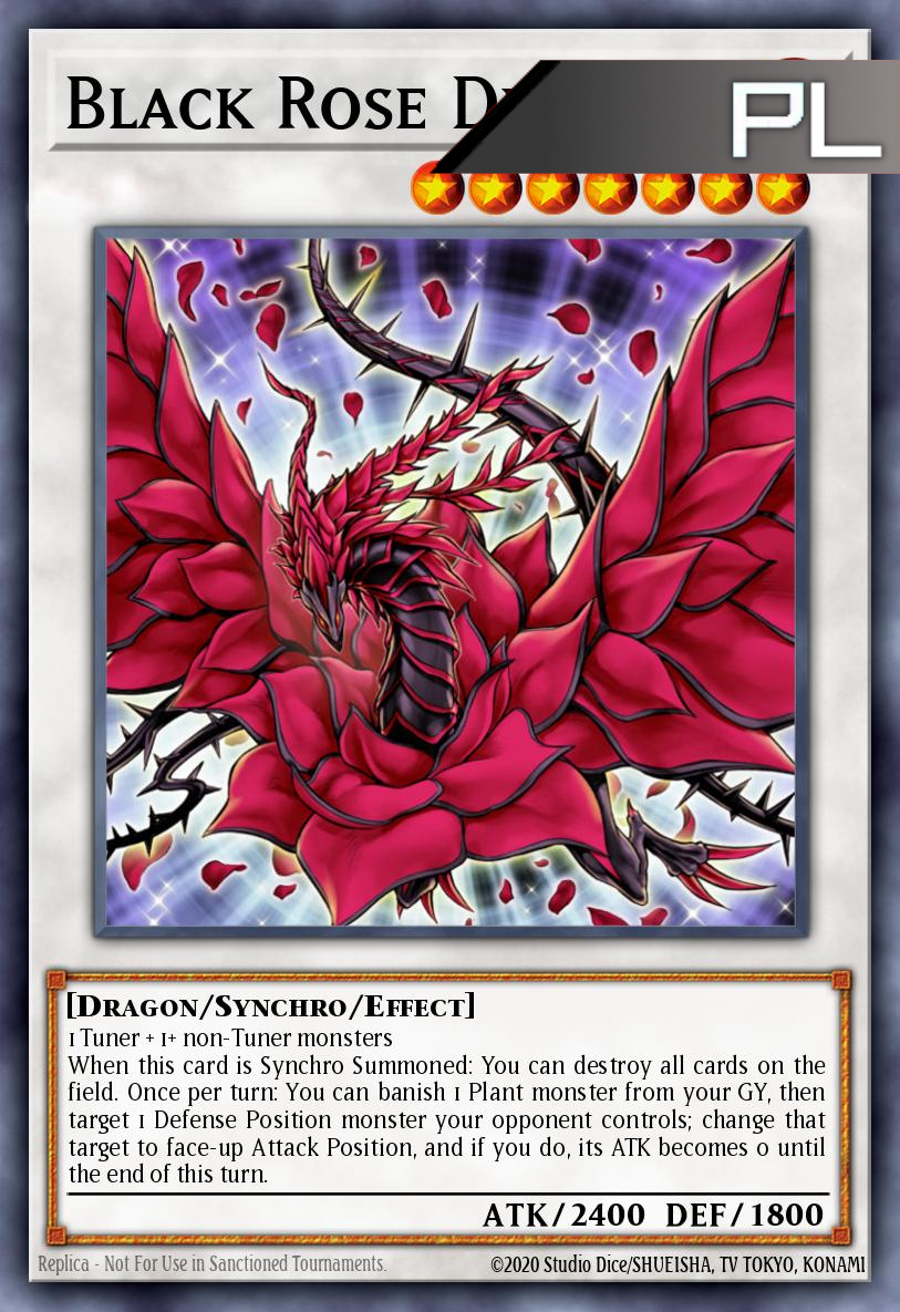 Black Rose Dragon - RA04-EN057 - 1st Edition - Platinum Secret Rare