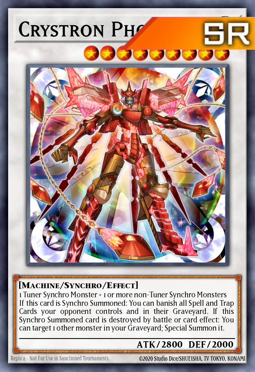 Crystron Phoenix - RA04-EN058 - 1st Edition - Super Rare