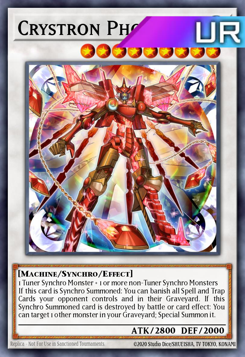 Crystron Phoenix - RA04-EN058 - 1st Edition - Ultra Rare