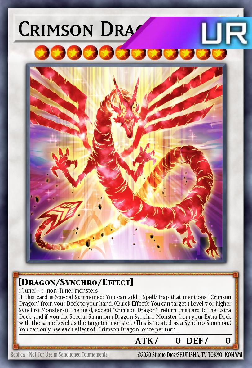 Crimson Dragon - RA04-EN061 - 1st Edition - Ultra Rare