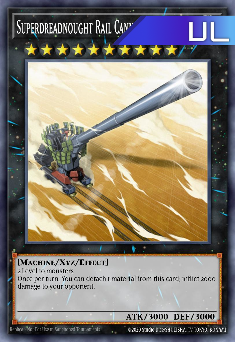 Superdreadnought Rail Cannon Gustav Max - RA04-EN063 - 1st Edition - Ultimate Rare