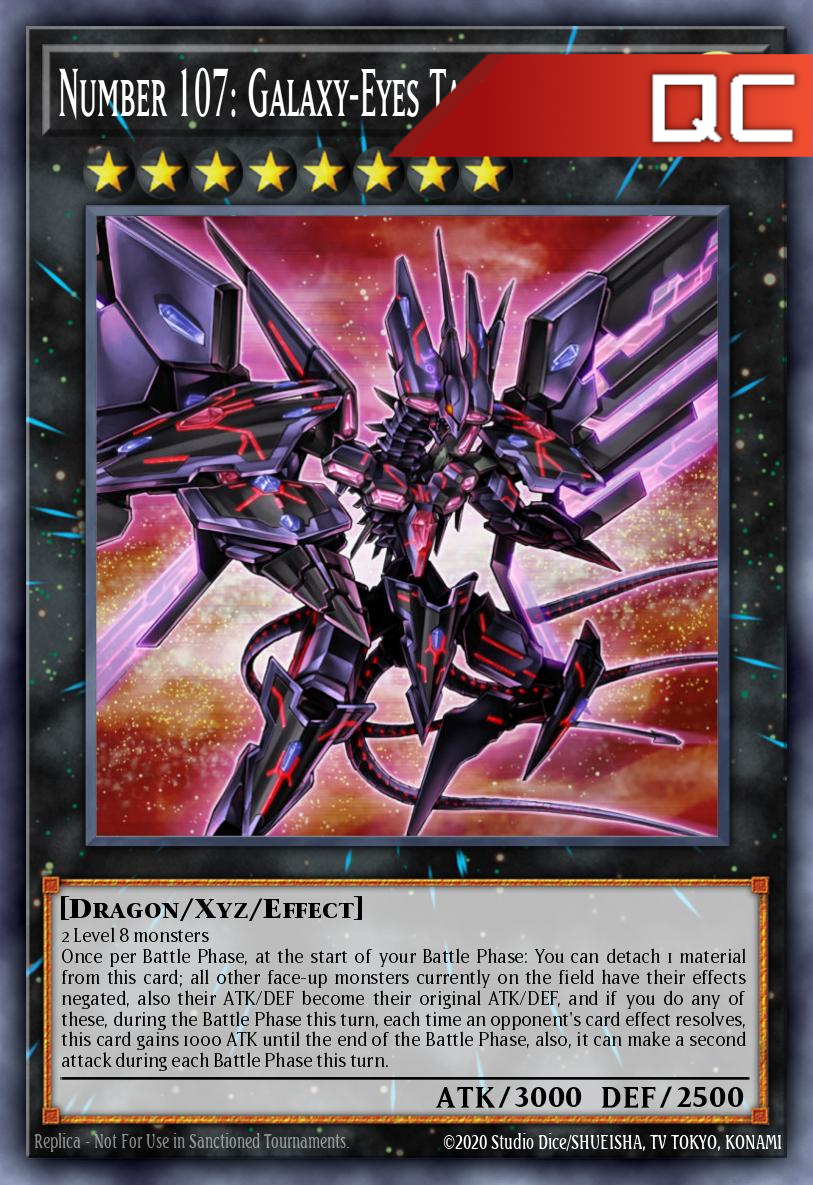 Number 107: Galaxy-Eyes Tachyon Dragon - RA04-EN067 - 1st Edition - Quarter Century Secret Rare