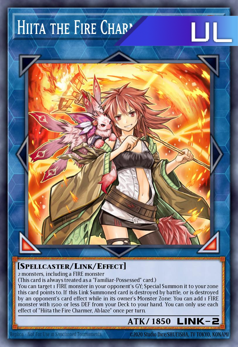 Hiita the Fire Charmer, Ablaze - RA04-EN074 - 1st Edition - Ultimate Rare