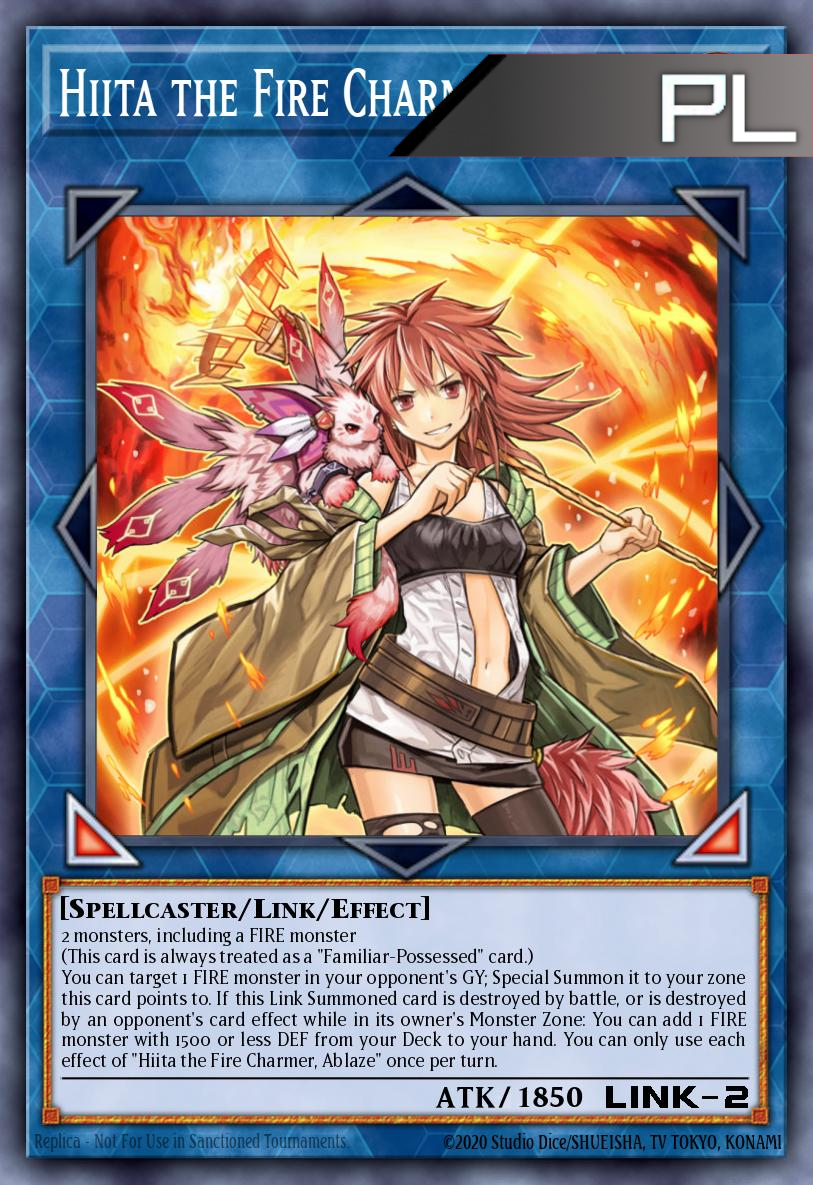 Hiita the Fire Charmer, Ablaze - RA04-EN074 - 1st Edition - Platinum Secret Rare